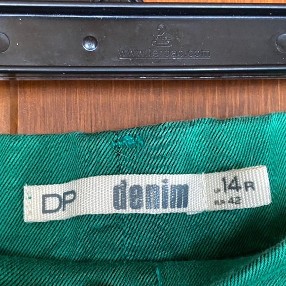 dp denim Vibrant Green Women's Skinny Jeans Size 14R - Picture 3 of 7